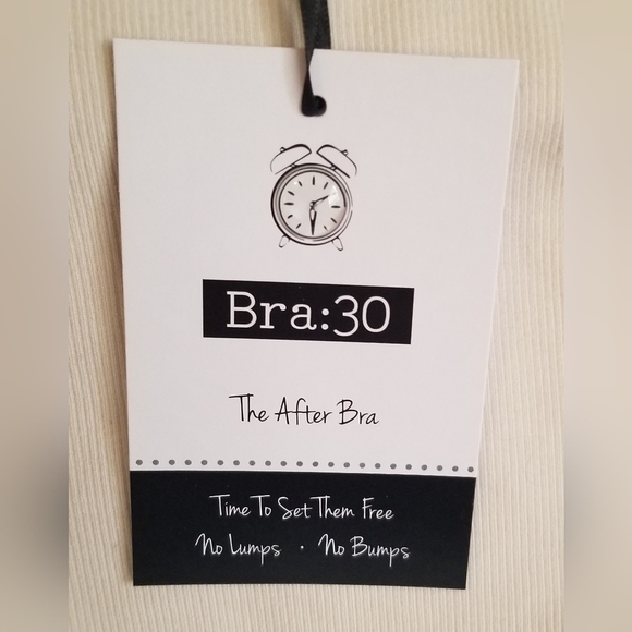 BRA:30 "STRAPPY" THE AFTER BRA by PJ HARLOW DREAMWEAR -EGGNOG - XL- NEW /TAGS - Picture 2 of 4